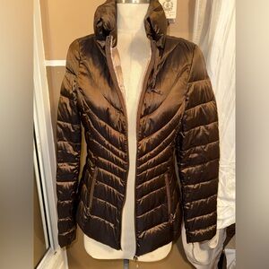 a.n.a Chocolate Puffer Jacket
